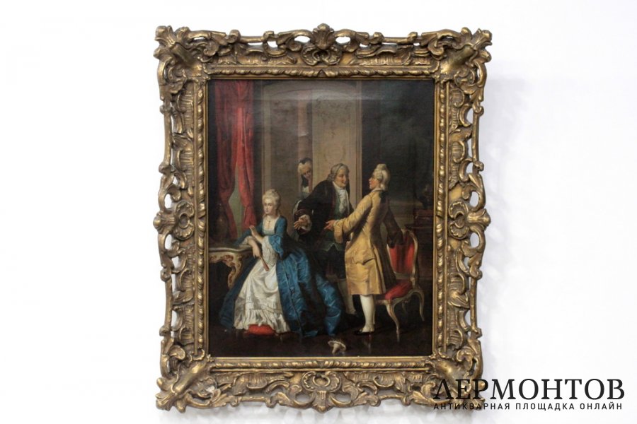 Картина. Жанровая сцена. Конец XVIII в. Франция