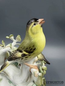 Скульптурная группа «Чижи». Фарфор, роспись, Meissen, И. И. Кендлер, Германия