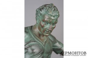 Скульптура Футболист. Зап. Европа, 1920- 1930-гг. Металл