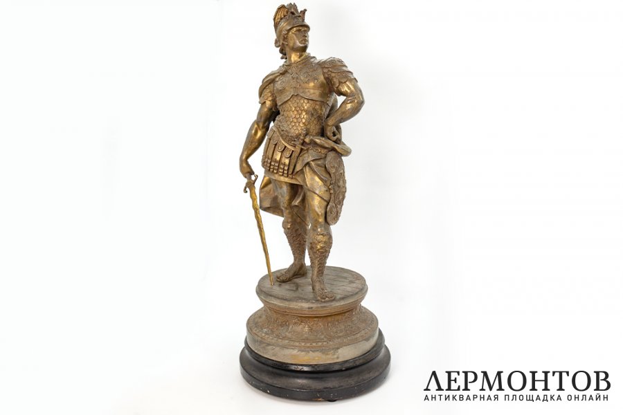 Скульптура Римский Легионер. Германия, авт. мод. Arthur Waagen, 1 пол. 20 в.  Шпиатр.