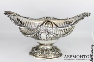 Ваза ажурная. R.F.Fox. Серебро 925. Англия