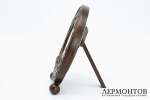Зеркало настольное. Серебро, дерево. Европа, 1900е гг.