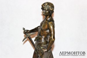 Скульптура Галльский воин. Бронза. Antoine Bofill. Франция