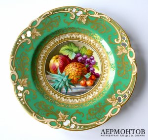 Фарфоровый десертный сервиз, 1850е годы, Англия, Ridgway