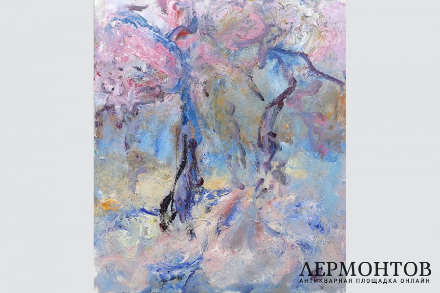 Сергей Федотов. Весна. Холст на картоне, масло. 2004 г. 35х30 см