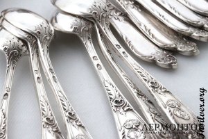 Столовый сервиз Radke. Серебро 84. Российская империя
