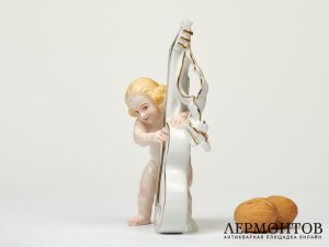Статуэтка «Дитя с гитарой». Фарфор, Rosenthal, Германия