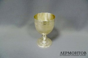 Фужер. Серебро 950 пробы. Франция, XIX век.