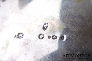Чайный сервиз. Серебро 833 пробы. Конец XIX - начало XX вв. Схонховен. Голландия