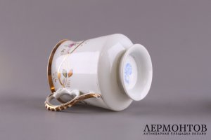 Чайная пара белая. Россия, фабрика М.С.Кузнецова