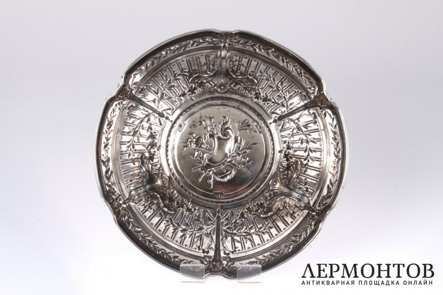 Блюдо в стиле Empire. Серебро 950. Франция