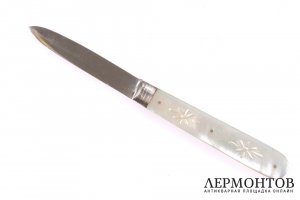 Нож складной Martin and Hall. Серебро 925. Англия
