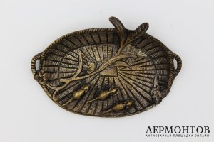 Лоток Корзинка с мышками. Австрия, Вена, конец 19 в.
