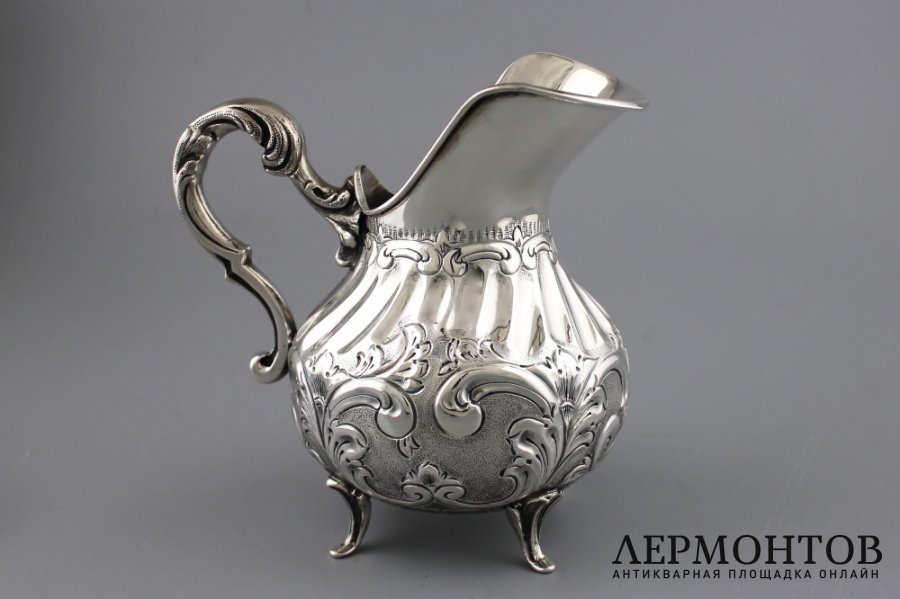 Большой молочник. Серебро 925 пробы. Европа, нач. XX в.