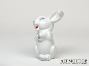 Статуэтка «Заяц». Фарфор, Rosenthal, Германия, 1960 год