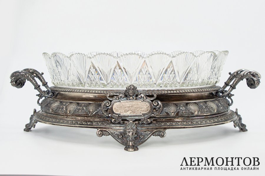 Ваза для фруктов. Германия, ювелирная фирма Koch Bergfeld, нач. 1900-х гг. Серебро.
