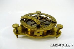 Морской компас. Бронза. Англия, XIX век.