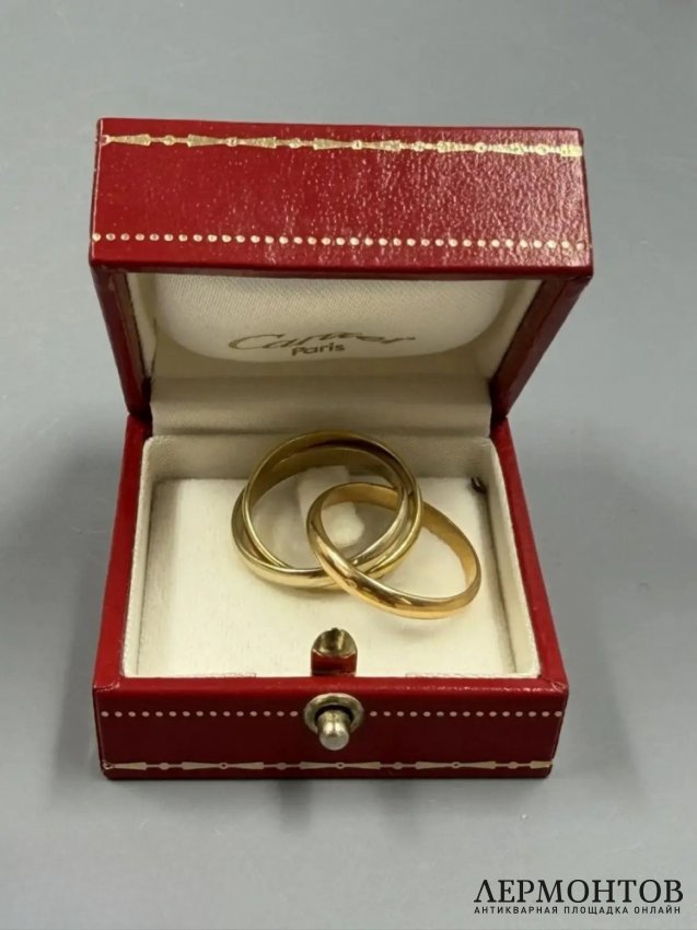 Кольцо «Trinity», размер 19. Золото 750 пробы, Cartier
