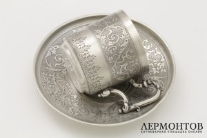 Кофейная пара. Серебро 950 пробы. Франция