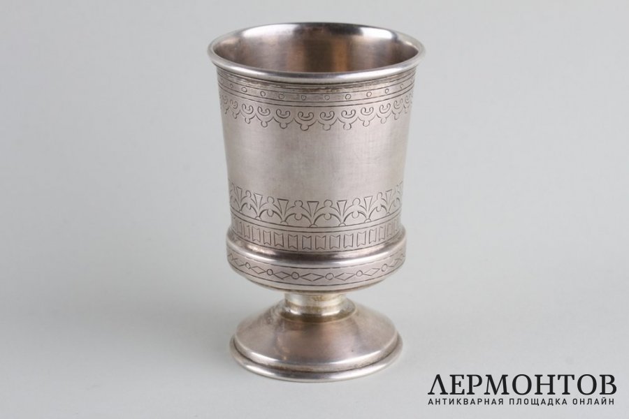 Стопа в русском стиле. Серебро 84 пробы. Российская империя, Иконников С.М., 1881
