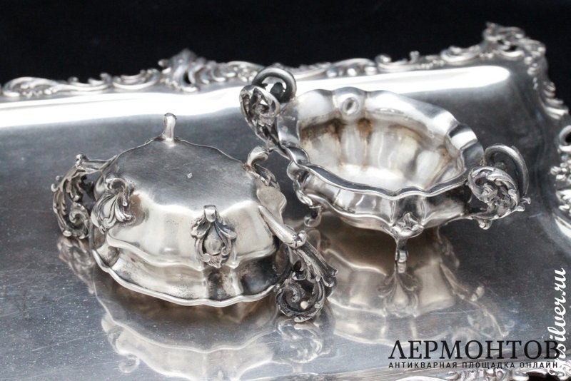 Две солонки Edmond Tetard. Серебро 950. Франция