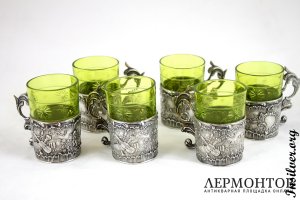 Ликерный набор Slisonki. Серебро 950. Франция.
