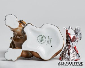 Статуэтка «Щенок таксы». Фарфор, Rosenthal, Германия
