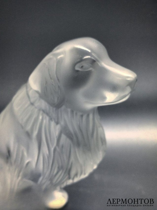 Статуэтка «Ретривер». Хрусталь, Lalique, Франция
