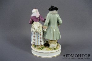 Счастливая старость. Фарфор. Германия, Мейсен, 30-е годы ХХ века. 