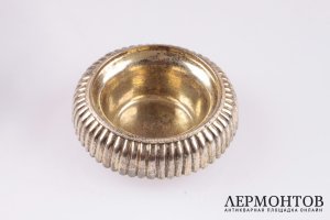 Солонка. Серебро 84 пробы. 1857 год. Российская империя