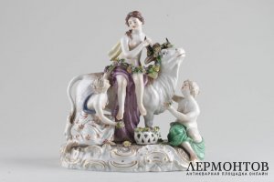Статуэтка. Похищение Европы. Фарфор. Германия. XX в.