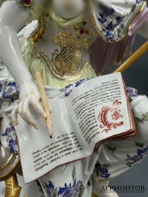 Скульптура «Муза Каллиопа». Фарфор, Meissen, И. И. Кендлер, Германия, 2012 год