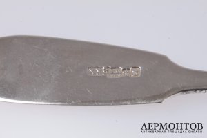 Набор столовых ложек. 6 шт. Серебро 84. Российская империя