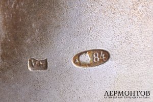 Парные подстаканники в стиле модерн. Серебро 84 пробы. 5 Артель, Москва, 1908-1917