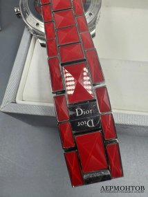 Наручные часы «Les Montres» с бриллиантами. Керамика, Dior