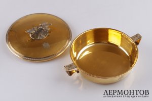 Набор для подачи закусок Christofle. Серебро 950 пробы. Франция, XIX век.
