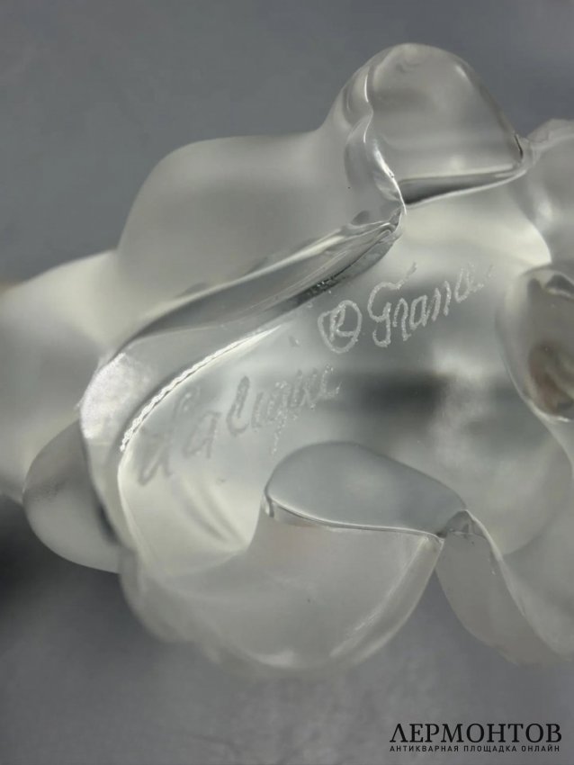 Статуэтка «Слонёнок». Хрусталь, Lalique, Франция