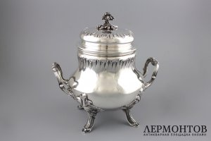 Сахарница. Emile Puiforcat. Серебро 950 пробы. Франция, XIX-XX вв.