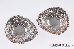Пара орешниц Mitchell Bosley & Co. Серебро 925. Англия