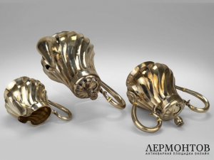 Сервиз в ст. Модерн. Россия, Н. Зверев, 1900-е гг. Серебро 84 пробы.