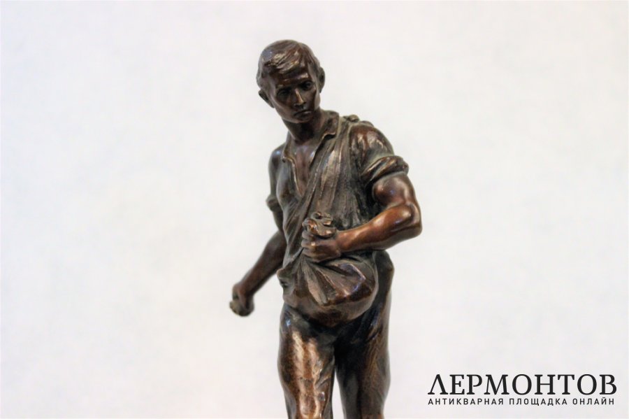 Скульптура. Сеятель. Бронза. Rudolf Kaesbach. Германия.
