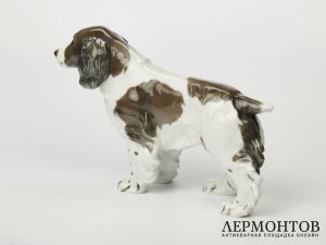Статуэтка «Охотничий спаниель». Фарфор, Rosenthal, Германия, 1929 год