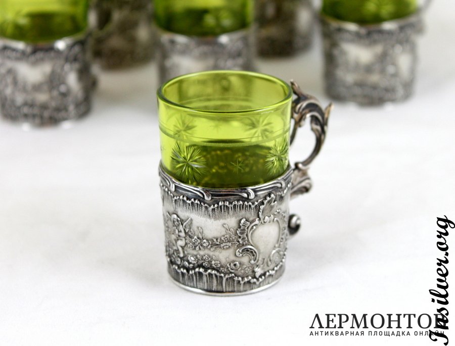 Ликерный набор Slisonki. Серебро 950. Франция.