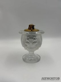Зажигалка «Голова льва». Хрусталь, Lalique, Франция