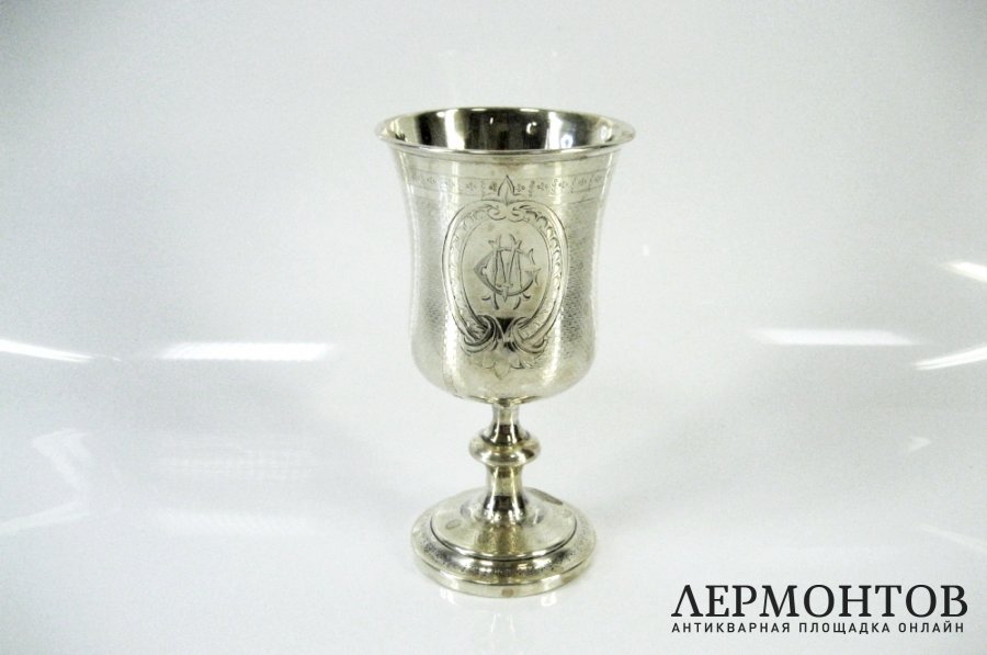 Фужер. Серебро 950 пробы, золочение. Франция, XIX век. 