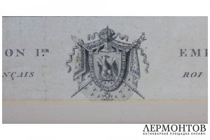 Гравюра. Портрет императора Наполеона I, короля Италии. 1807-11 гг. 