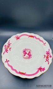 Блюдо «Огненный дракон». Фарфор, роспись, Meissen, Германия, 1-я половина 20 века
