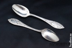 Набор чайных ложек Boulenger. Серебро 950. Франция