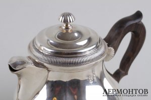 Чайный и кофейный сервиз в классическом стиле. Серебро 950 пробы. Франция, кон. XIX в