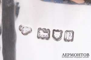 Кофейник G amp S Co. Серебро 925. Англия